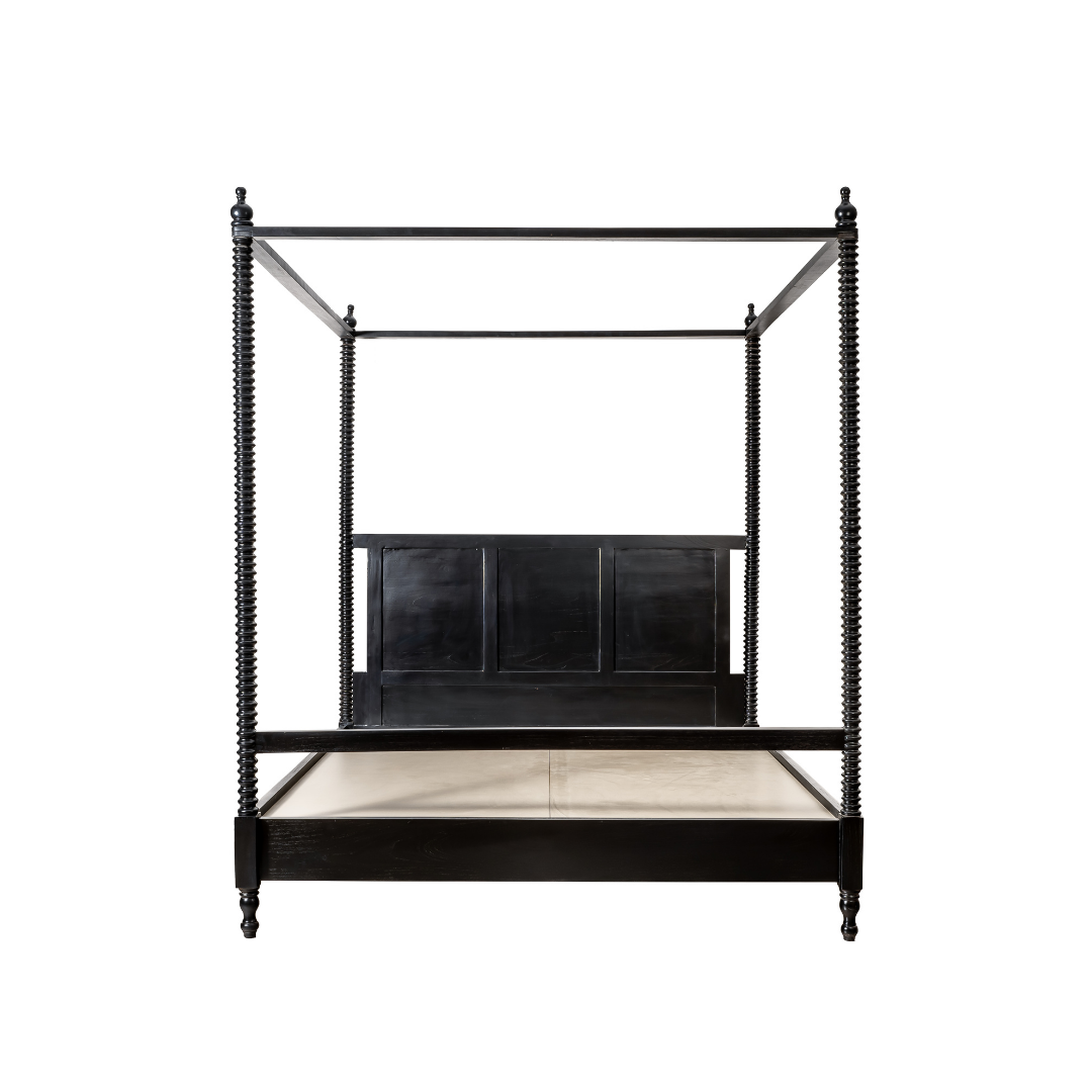 TURNORA Four Poster Teak Wood Bed