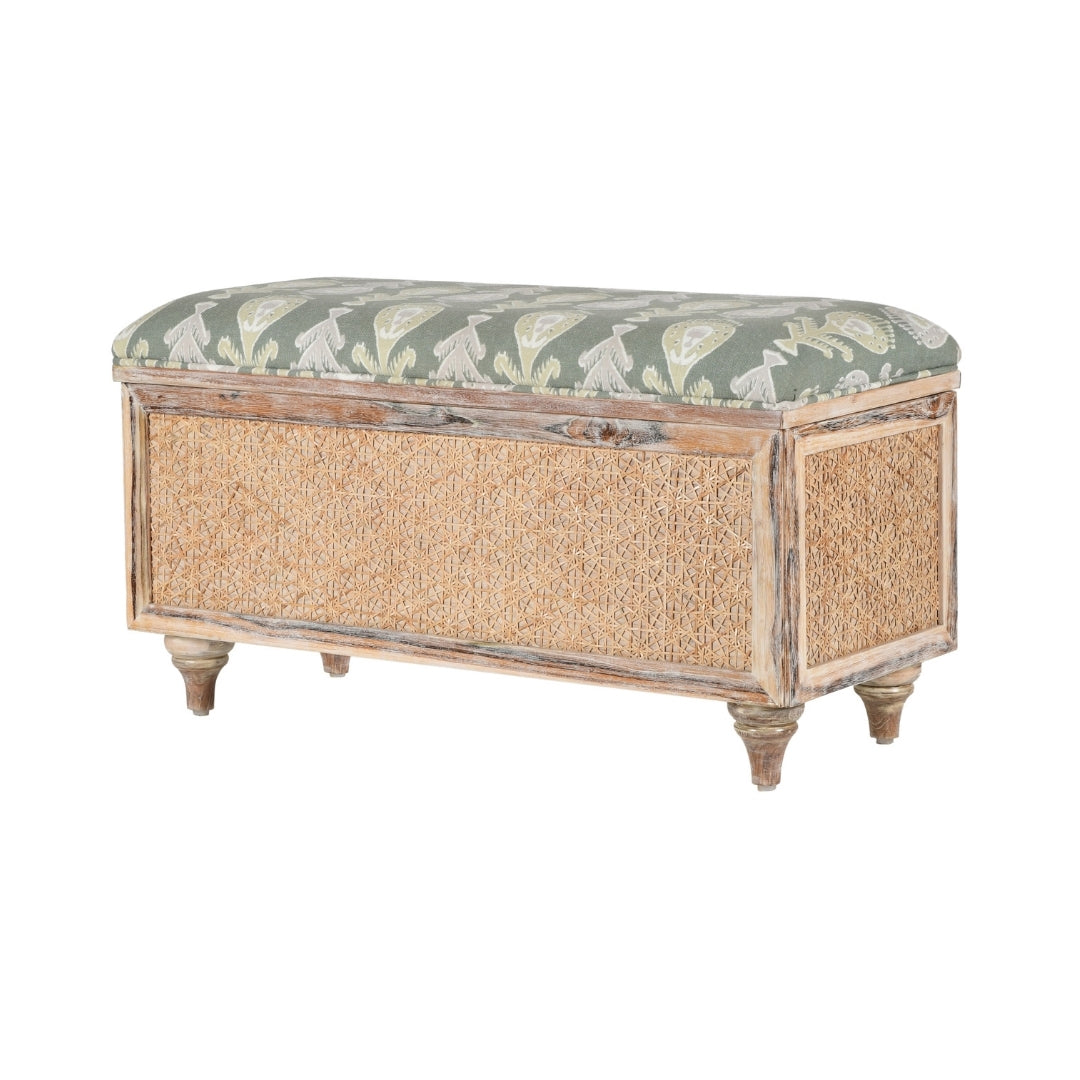 Oro Teak wood Storage Bench