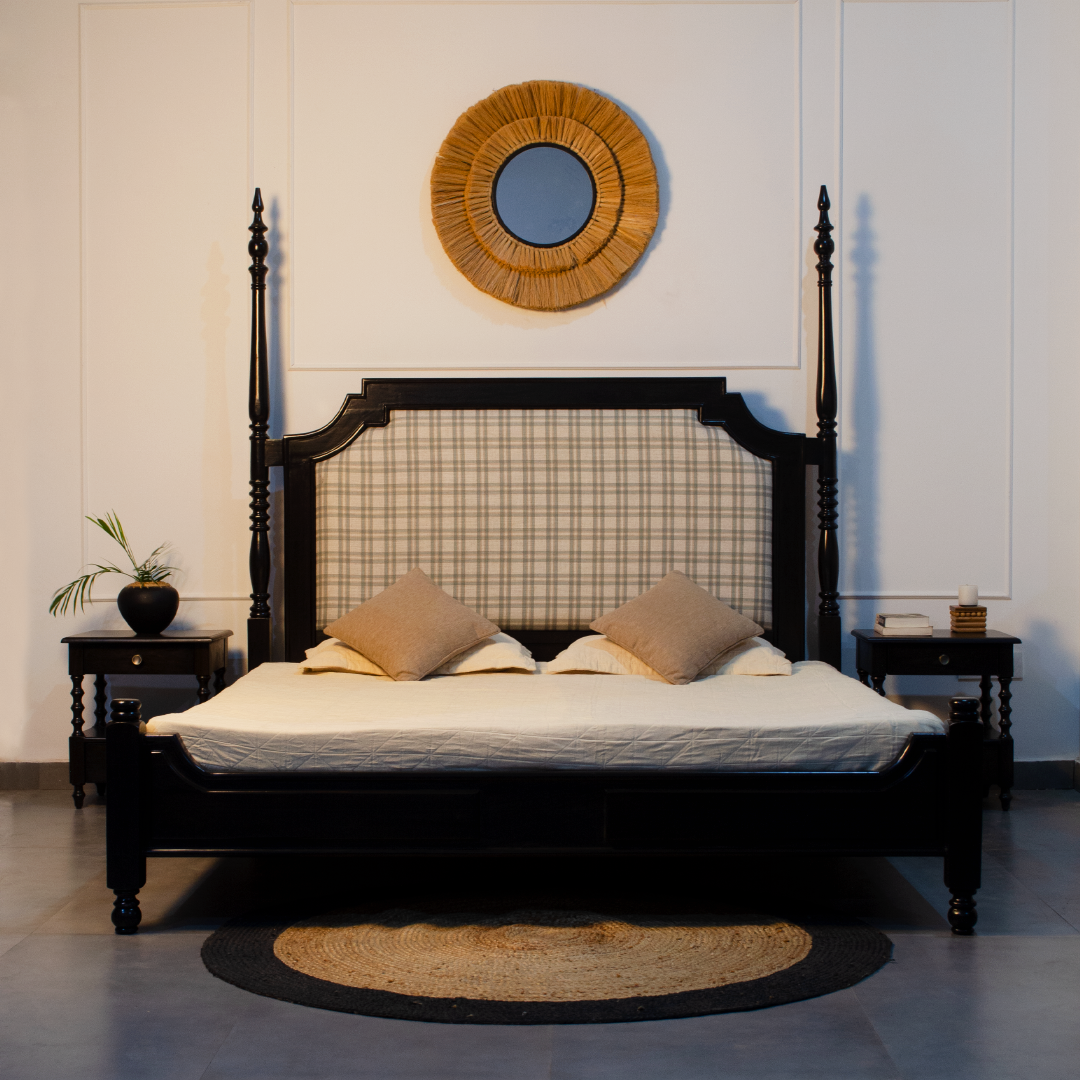 Zenith Teak Wood 2 Poster Bed