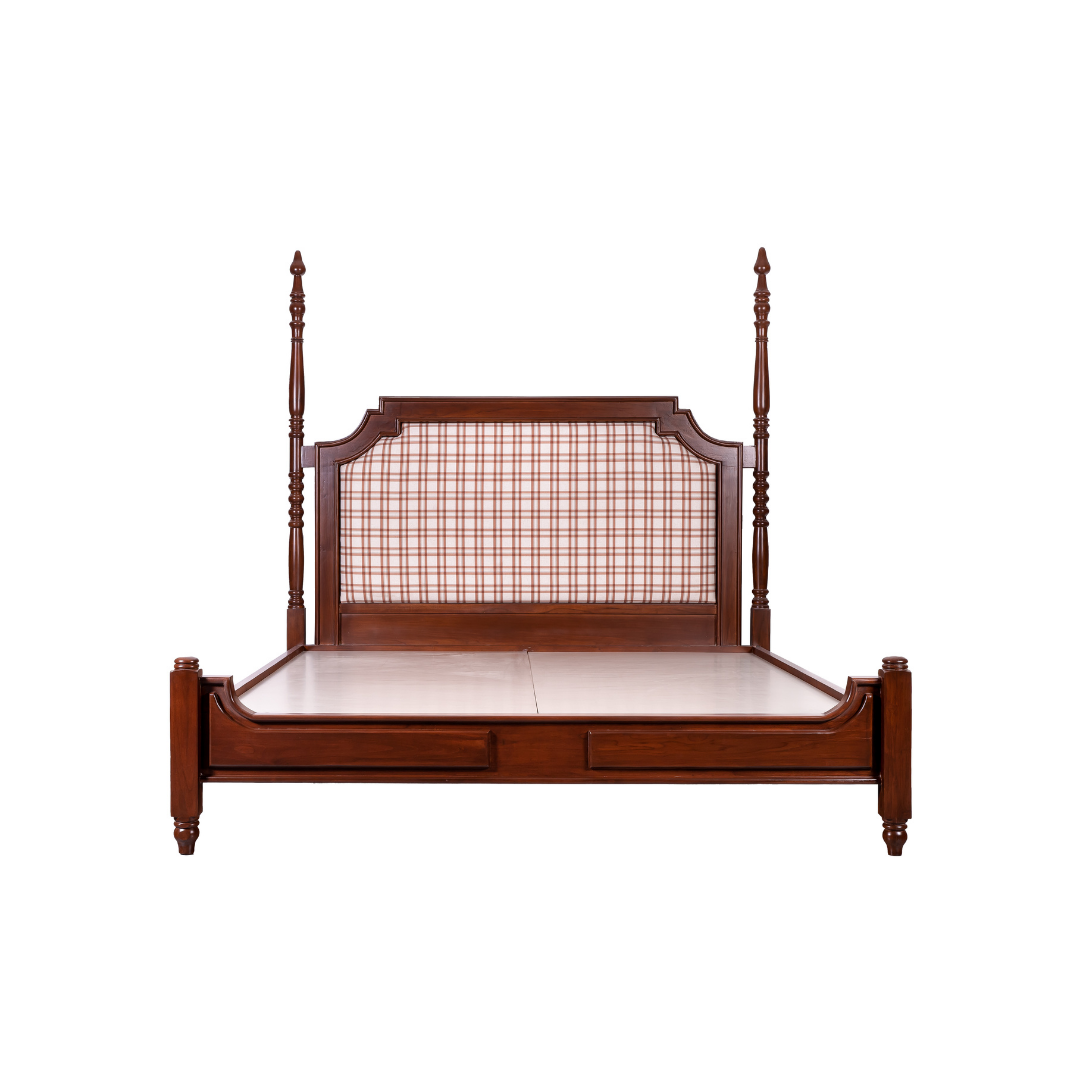 ZENITH Teak Wood  2 Poster Bed