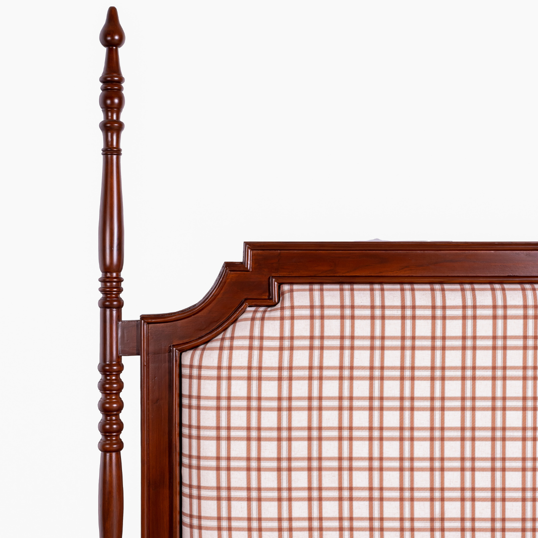 ZENITH Teak Wood  2 Poster Bed