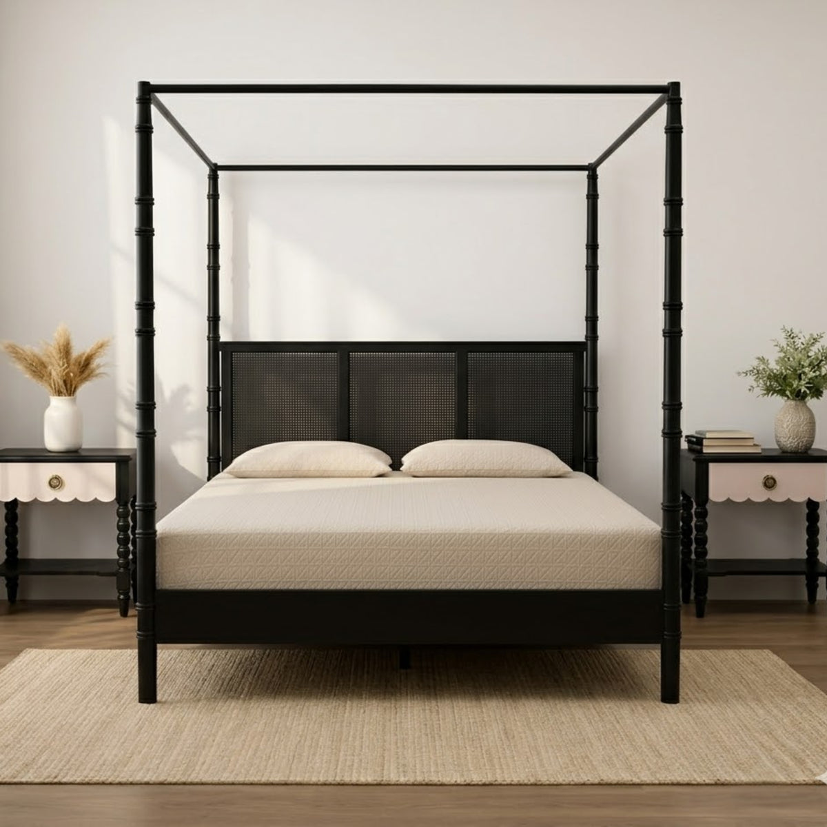 Raven Four Poster Teak Wood