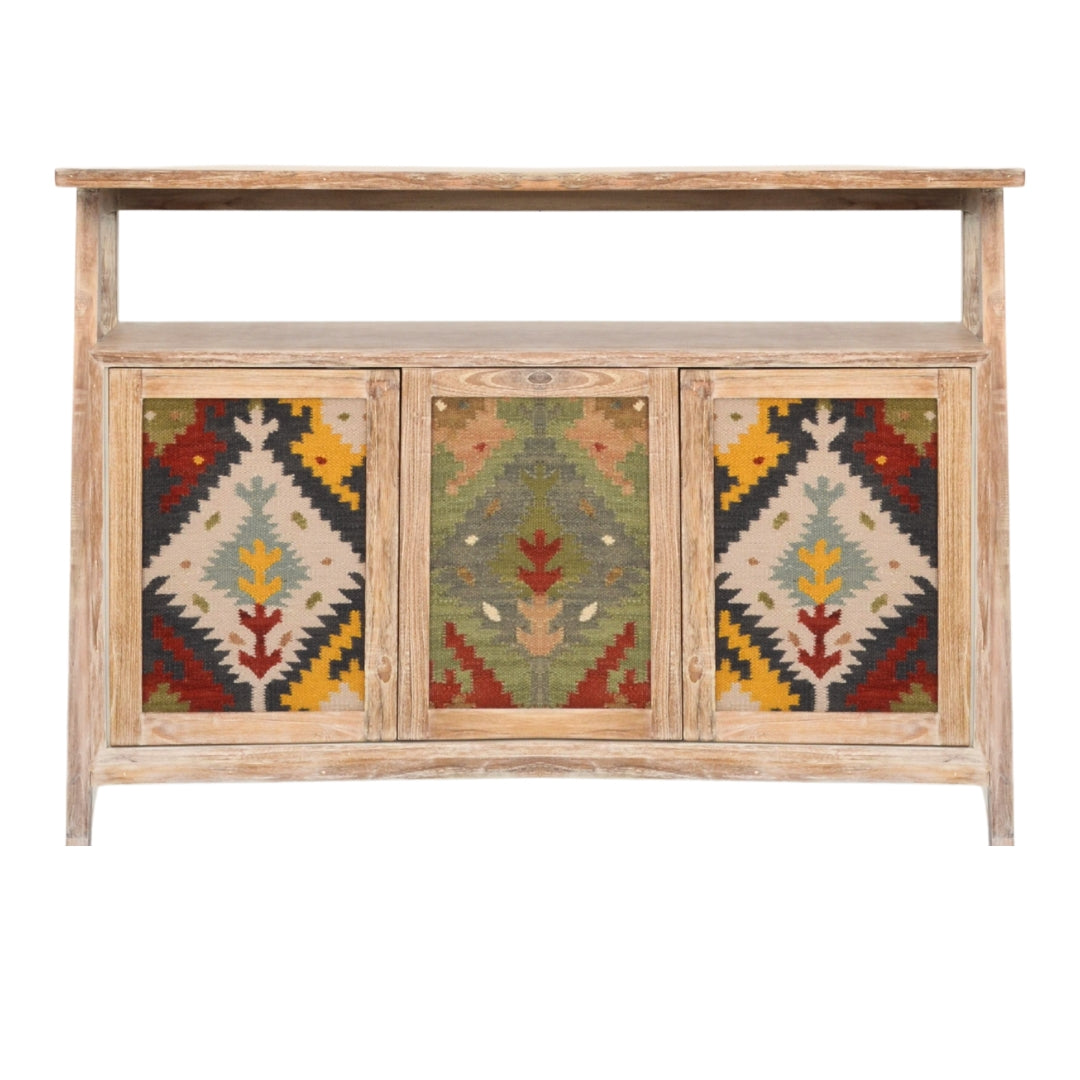 Kilim Crest Cabinet