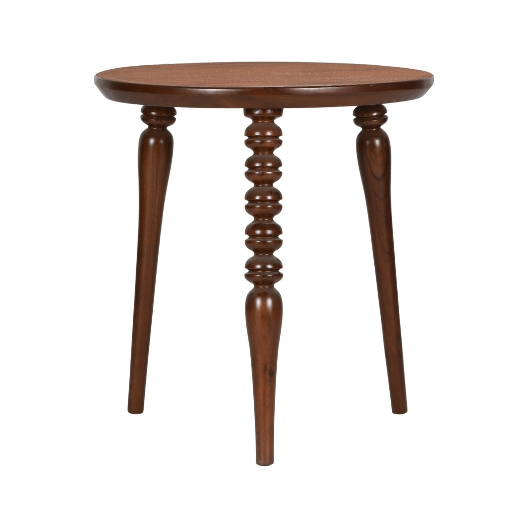Nava Tripod Teak wood End Table