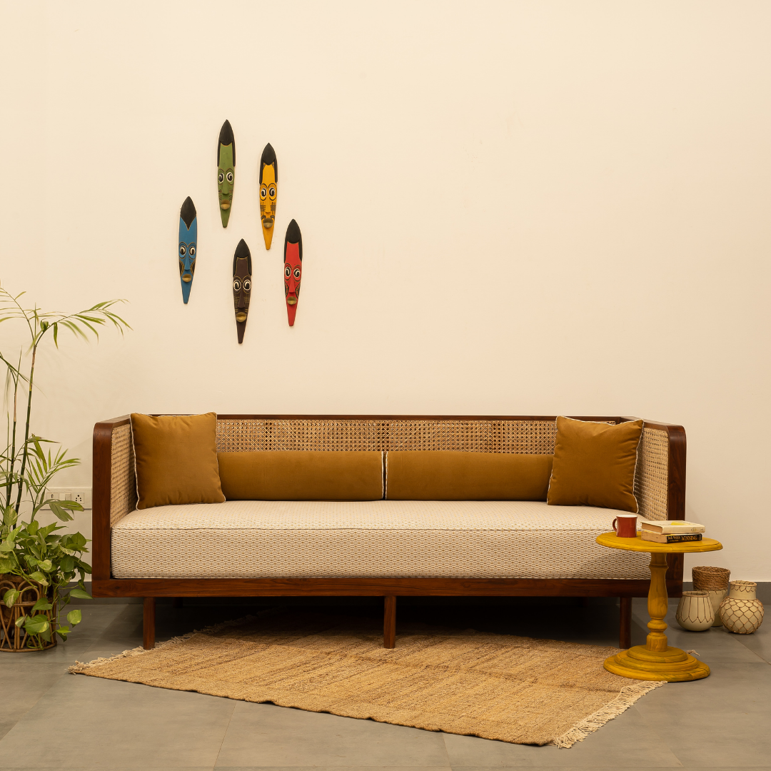 Ravah  teak wood sofa