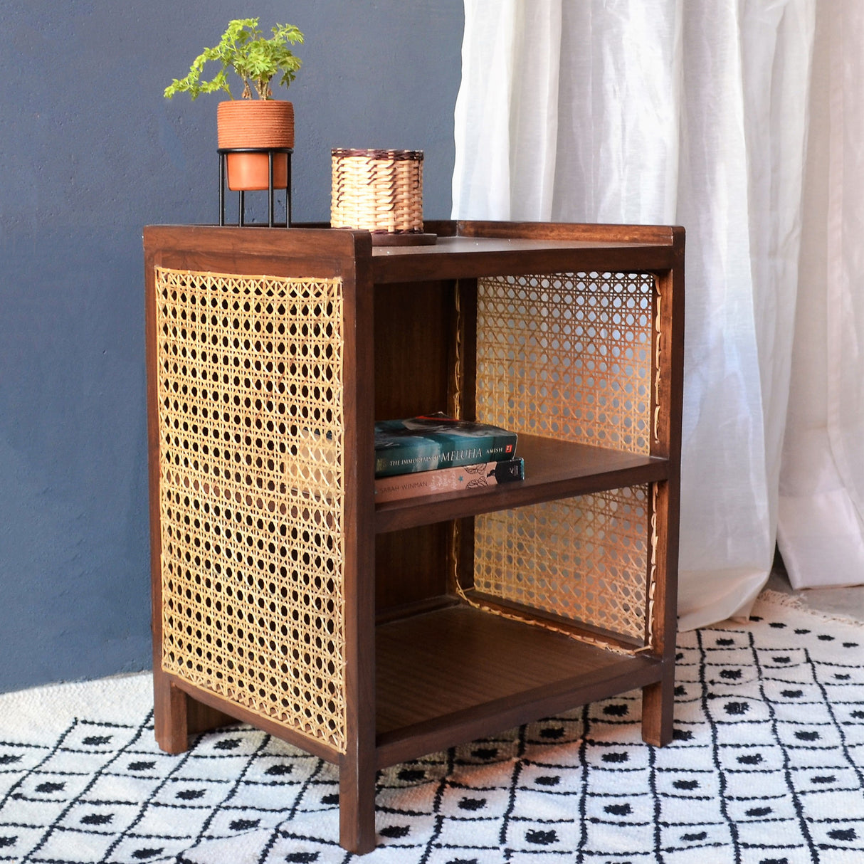 Asbury Cane Side Table