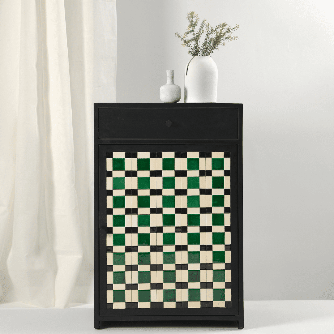 Tartan Single Door Cabinet