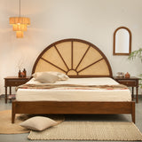 Solara Teak Wood Bed