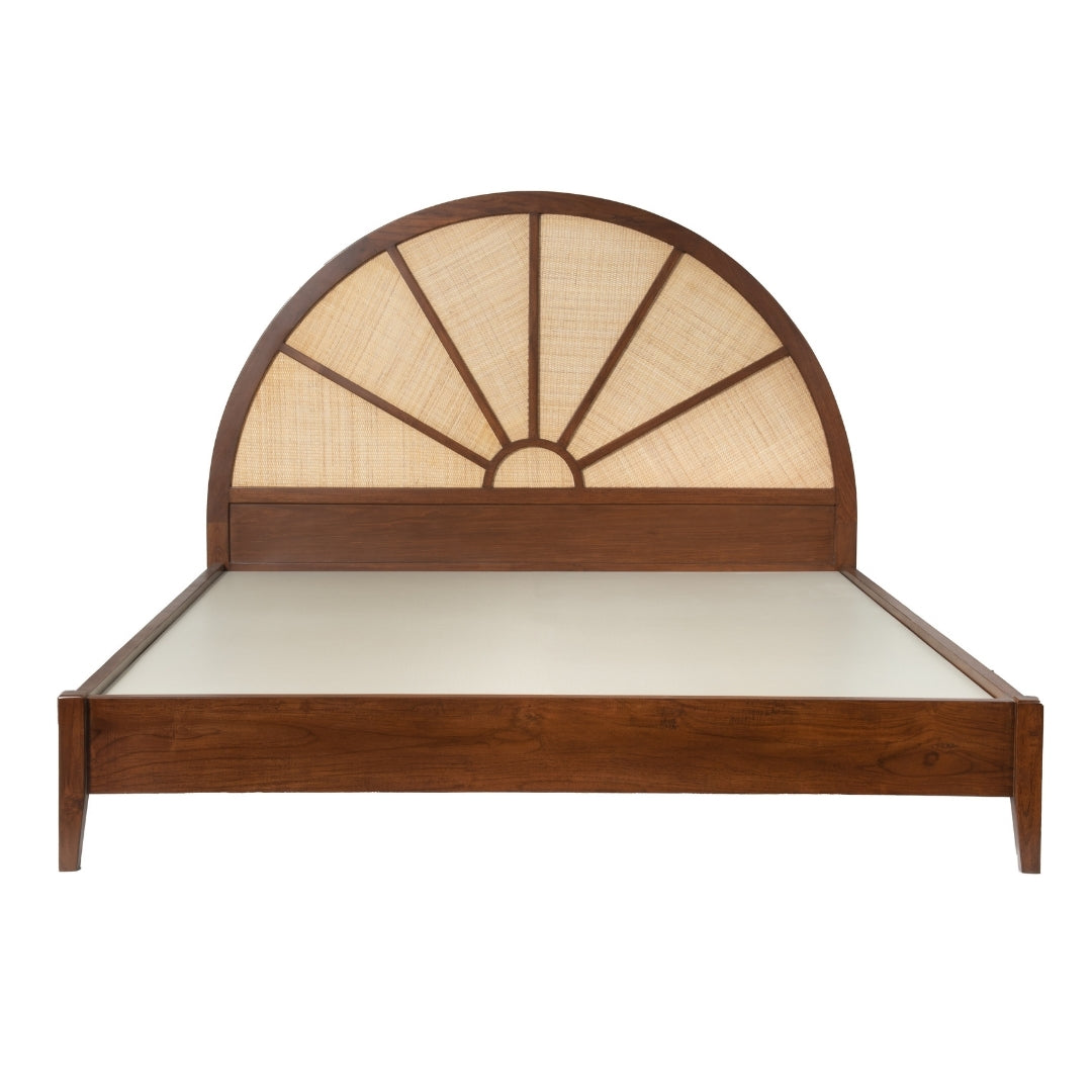 Solara Teak Wood Bed