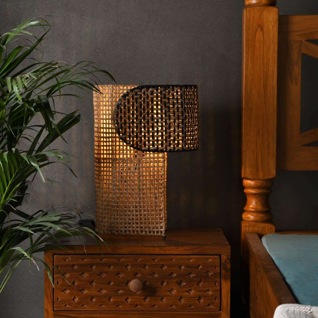 Aboi Cane Table Lamp