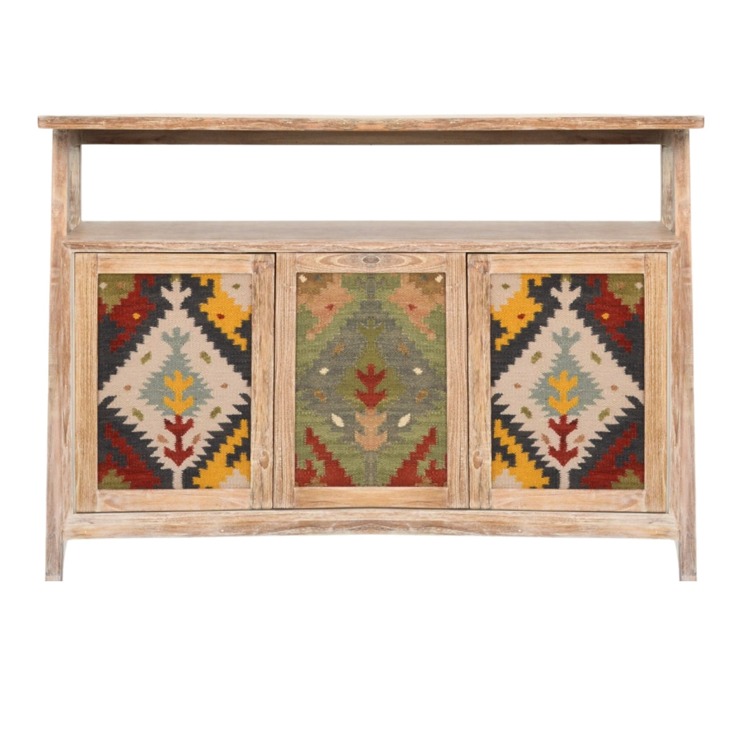 Kilim Crest Cabinet