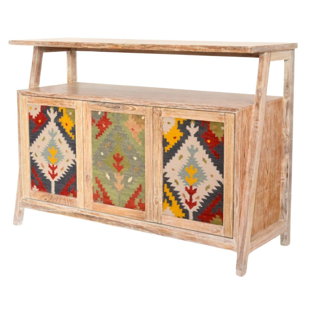 Kilim Crest Cabinet