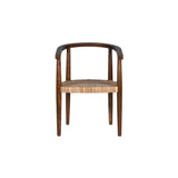 Tobu Teak Wood Cane Armchair