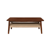 Jatan Teakwood Jute Coffee Table