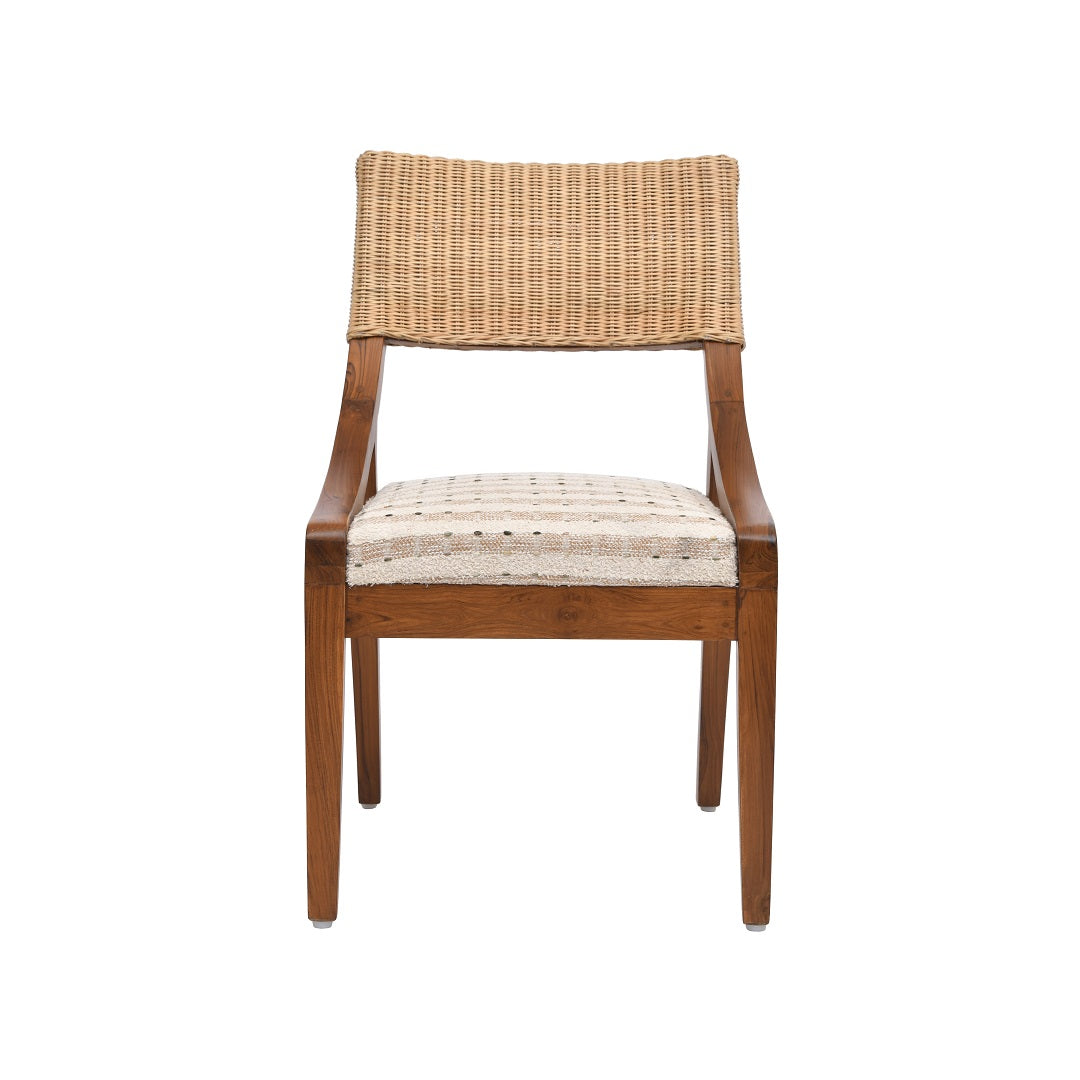 Mongar Cane Teak Wood Chair