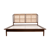 Soho Rattan Teakwood Bed