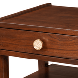 Perth Teak Wood Bed Side Table