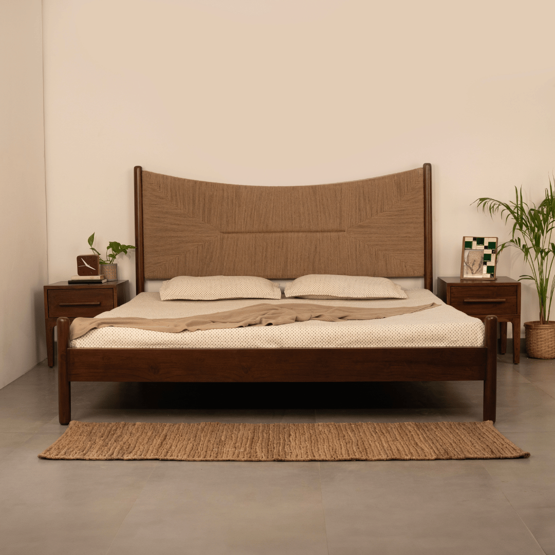 Talitha Teak Wood Bed