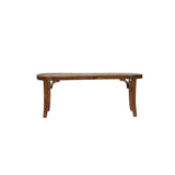 Asolo Teak Wood Rattan Bench