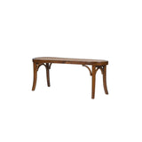 Asolo Teak Wood Rattan Bench