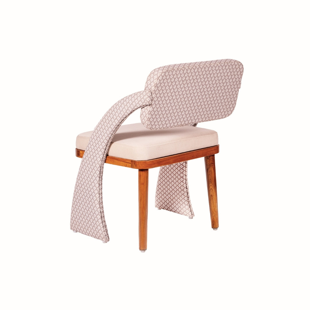 Sirocco Upholstered Teakwood Dining Chair