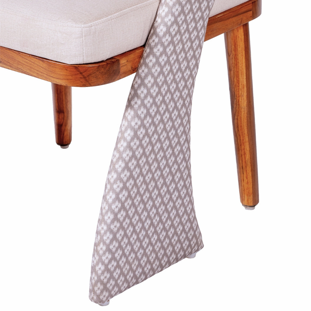 Sirocco Upholstered Teakwood Dining Chair