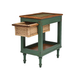 Sorren Cane Basket End Table