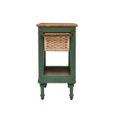 Sorren Cane Basket End Table