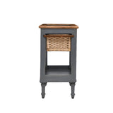 Sorren Cane Basket End Table