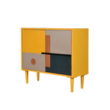 Desert Gold Storage Cabinet