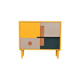 Desert Gold Storage Cabinet