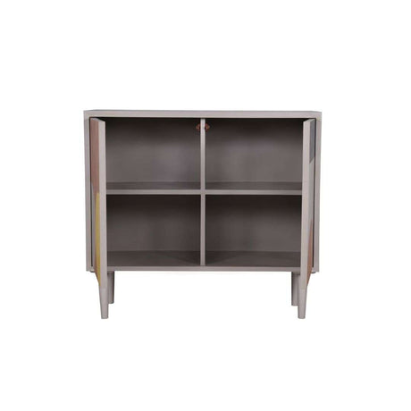 Elegant Grey Storage Cabinet