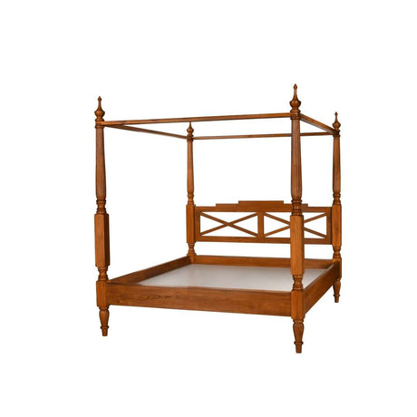 Khelma Teak Wood Poster Bed