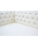 Velouri Chesterfield Sofa Cum Bed