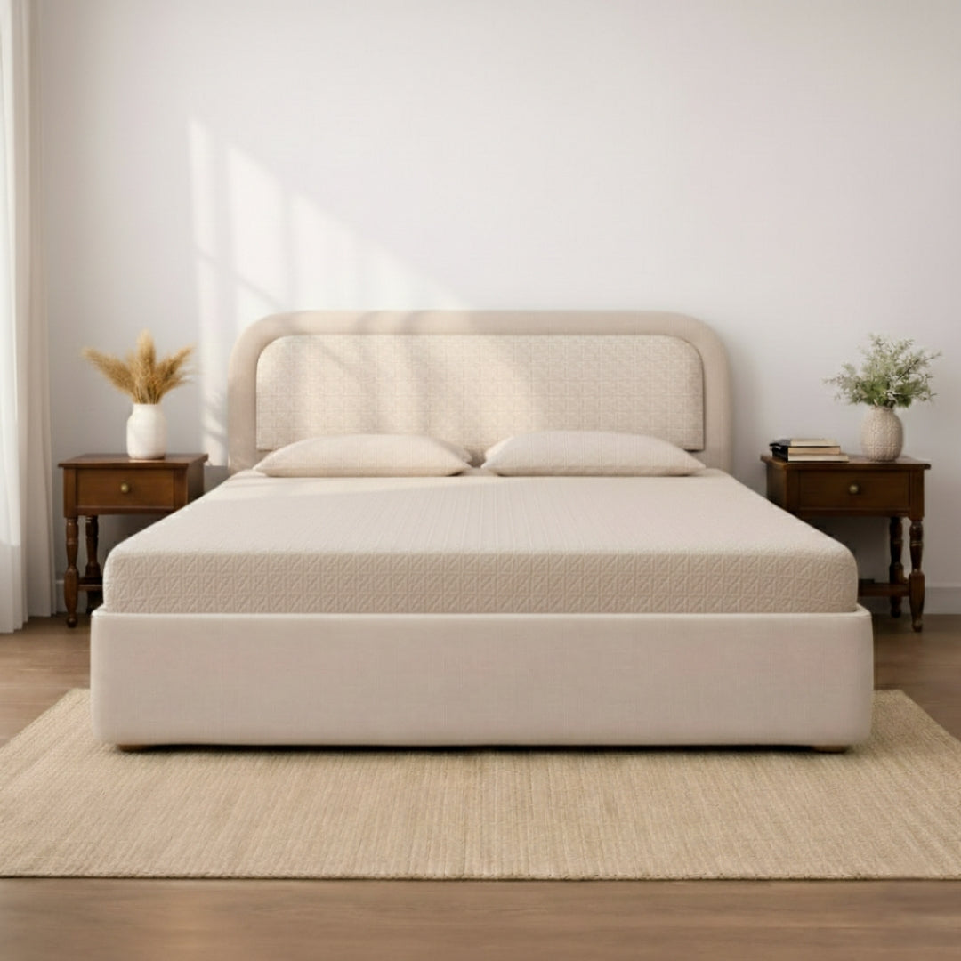 Kaya Upholstered Hydraulic Storage Bed