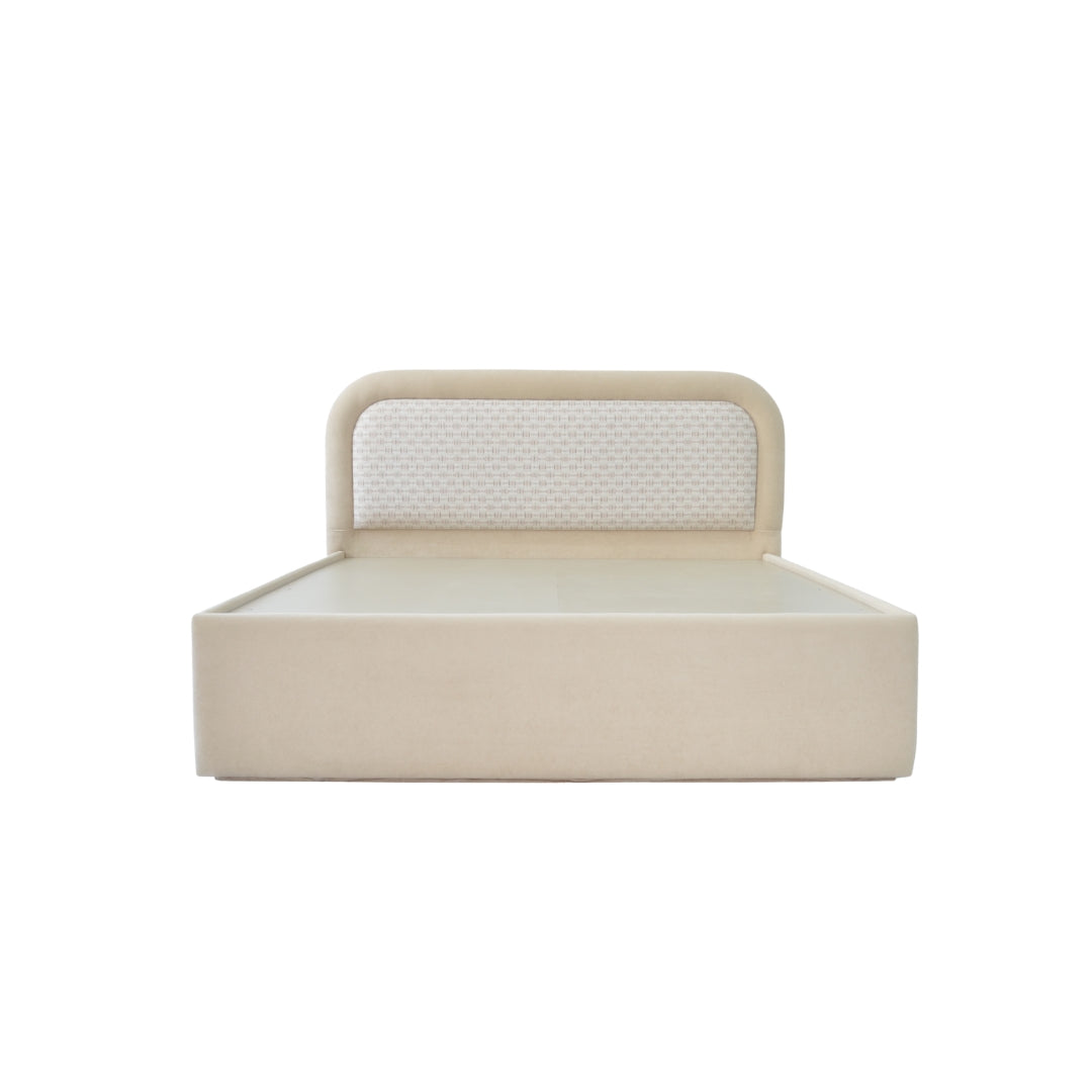 Kaya Upholstered Hydraulic Storage Bed
