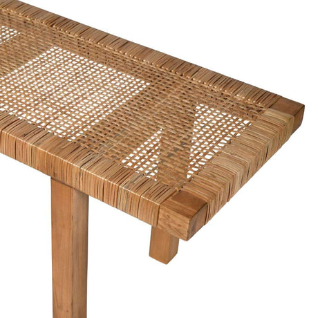 Rattan Bench Seat