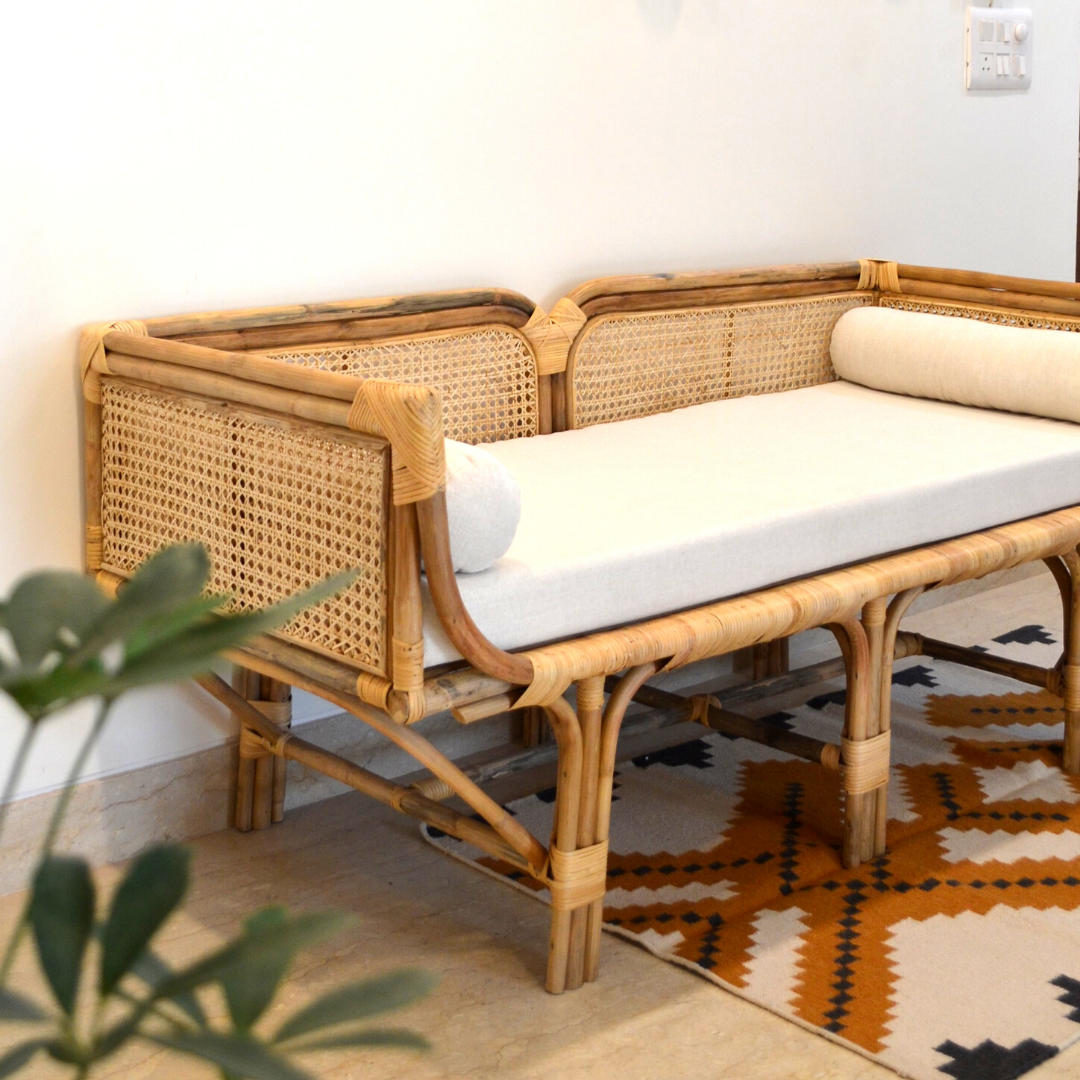 Rattan Chaise Lounge