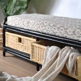 Spink Bamboo Storage Bench