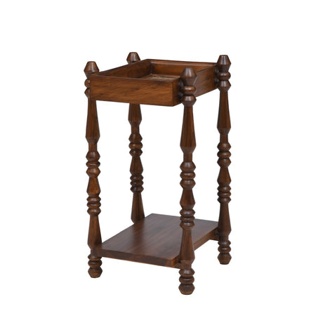 Modish Teak Wood End Table