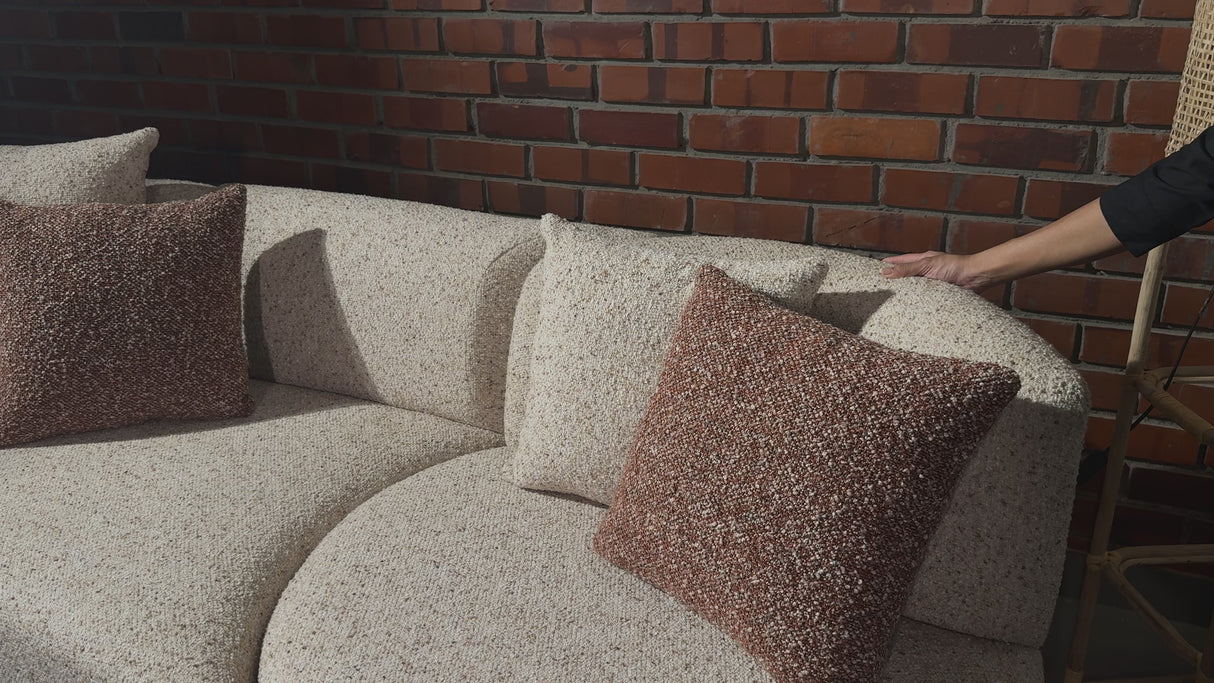 Velune 3 Seater Swivel Sofa