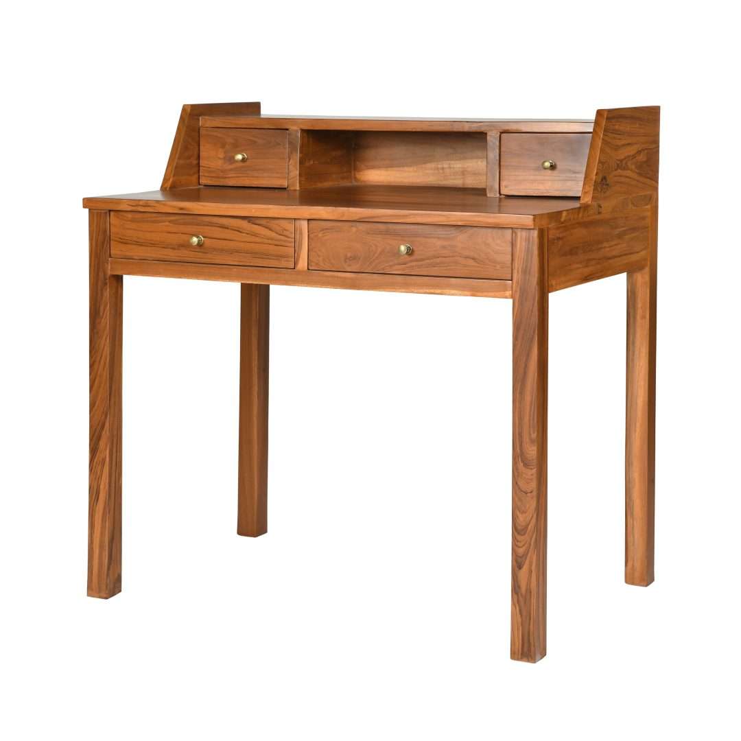 linon teakwood work desk