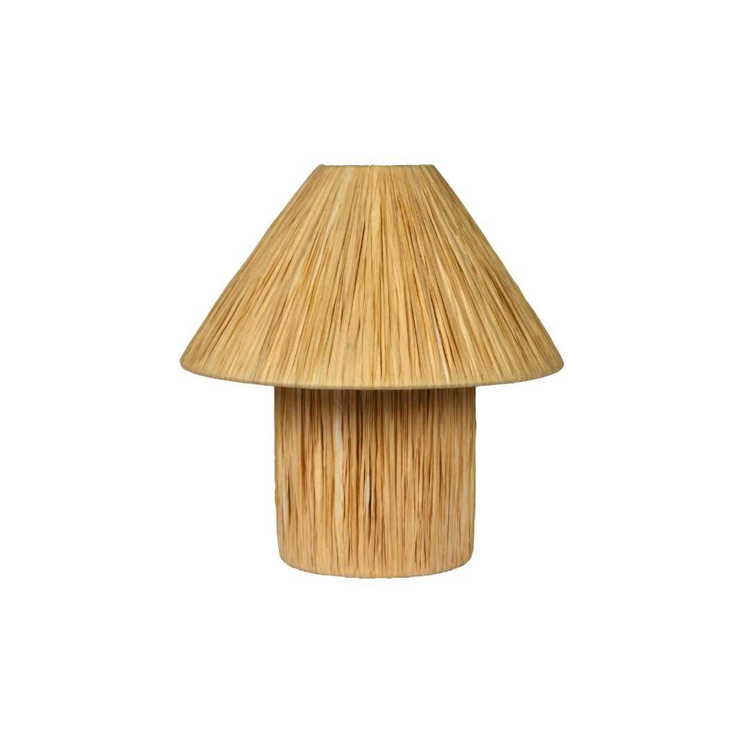 nsong rafia table lamp