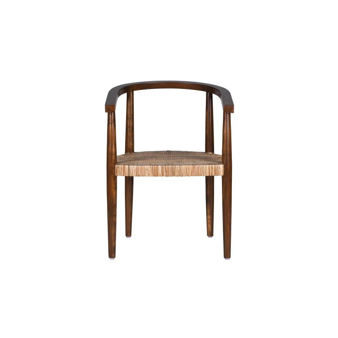 tobu teakwood cane armchair