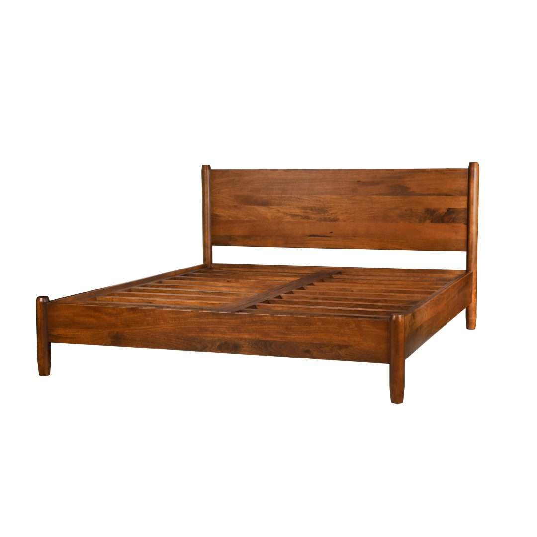 porba king size mango wood bed